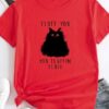 Pattern Fluffy Cat Short Sleeve - Image 2